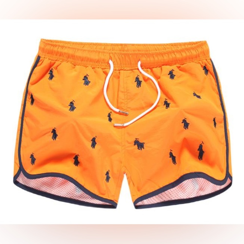 Polo Ralph Lauren Horse Allover Swimshorts Red - Picture 3 of 6